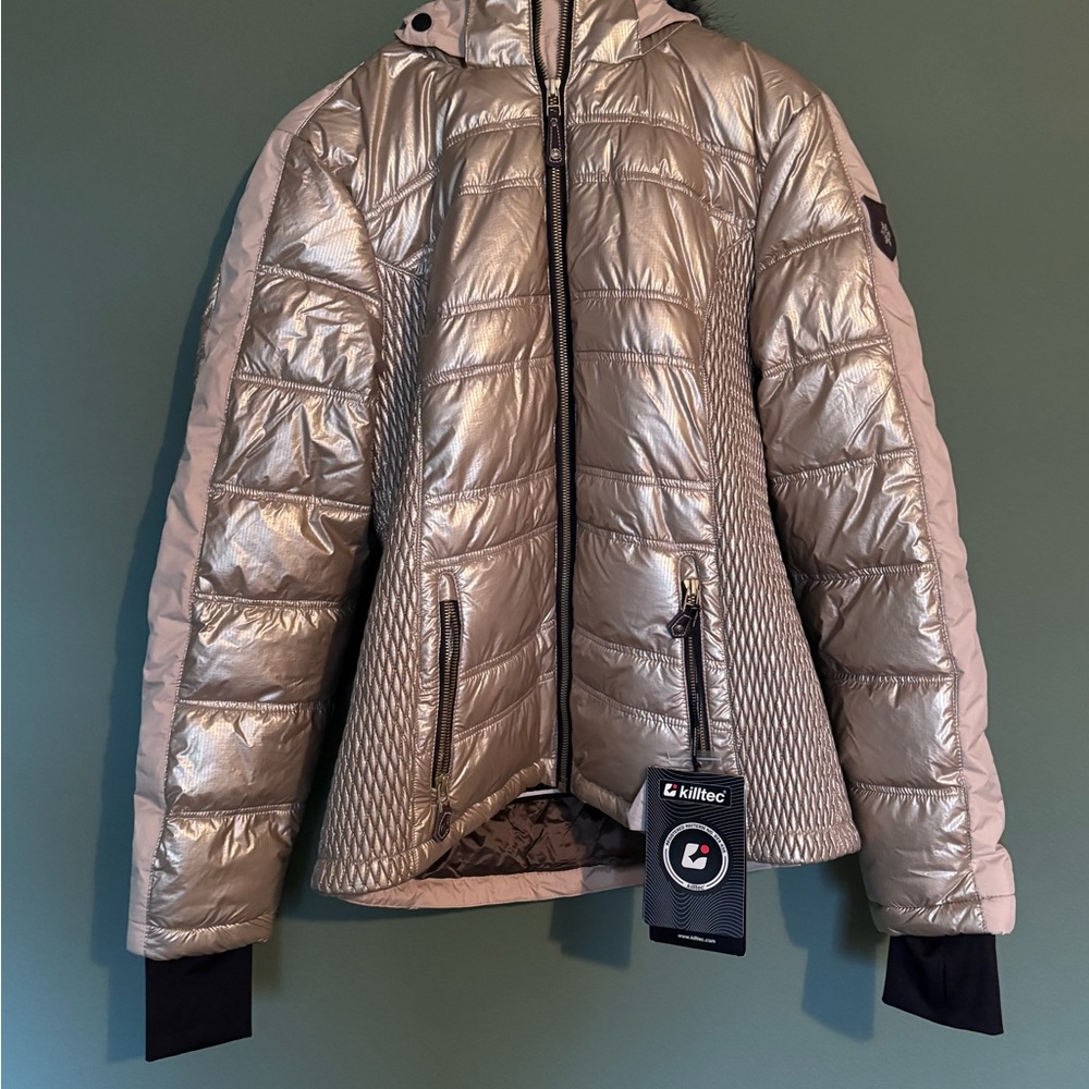 Women's Metallic Silver Jacket